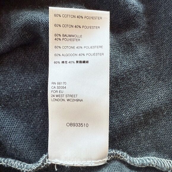 NWOT We the Free Psychedelic Mock Neck Tie Dye Long Sleeve Top in Black Gray M - Picture 15 of 15